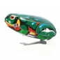 Weinlese-Metall Wind-up-Jumping Frog Clockwork Zinn Spielzeug Klassische Geschenk