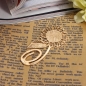 Lesen Goldene Sonnenblume Metallbookmark Buch Kennzeichen Aufkleber