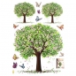 Happy Tree Abnehmbare PVC Wandaufkleber Wallpaper 2190