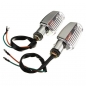 Universal Chrome Motorrad Blinker Signalleuchten Amber Light