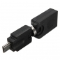 USB2.0 Buchse auf Micro USB Stecker Adapter 360Degree Angle Rotation