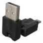 USB 2.0 ein Mann zum Mikro USB Stecker Adapter 360 Grad Drehung Verlängerung