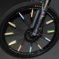 12 PCS Fahrrad Fahrrad Rad Speichen Reflektor ReflectivE-Mount Clip Tube