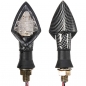 Motorrad-Motorrad-Blinker-Blinker-Lampe Carbon