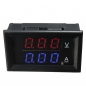 LED blaues rotes Doppeldigitalvoltmeteramperemetertafelnvolt misst Meter