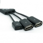 Dual Micro USB Host OTG Hub Adapter Kabel für Tablet