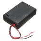 3 X AA Batterie Halter Kasten Geschlossene Box OFF / ON Schalter mit Wires