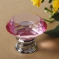 40mm Diamant Kristall Türklinke Schubladenschrank Griff Drehknopf Schraube