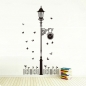 Zaun-Straßen-Licht-Schmetterlings-Wand-Aufkleber-entfernbares Abziehbild