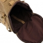 Doppelnutzung Männer Leinwand Wandern Camping Kaffee Khaki Rucksack
