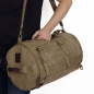 Doppelnutzung Männer Leinwand Wandern Camping Kaffee Khaki Rucksack