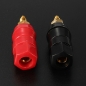 2pcs 48MM Insulated Binding Post Audio Lautsprecheranschlüsse Stecker