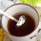 Rostfreier Stahl herzförmiger Tee infuser Siebfilterlöffel