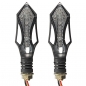 2x universales Motorrad LED Blinkeranzeigelampe 12v