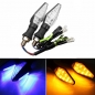 12V LED Motorrad Blinker Indikatoren Blau