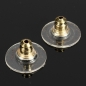 50PCS Metall Dome Ohr Stecker Ohrring Ohr Bolzen Plug Craft