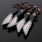 7 LED Bernstein Universalmotorrad Blinker Licht Lampe
