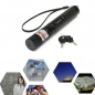 G303 regulierbarer Fokus 650nm 5mw roter Laser pointer+light Sternkappe