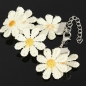 Lace Gänseblümchen Blumen Kette Tattoo Halsketten Armband für Frauen