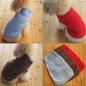 Haustier Hund Katze Mantel Winter warme Strickjacke Knit Outwear Apparel
