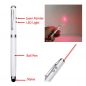 4-in-1-Funktion 650nm Kugelschreiber Capacitive Touch rot Laserpointer