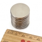 10pcs 25x2 Mm n35 starker runder seltener Erdneodymmagnet