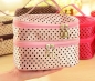 Tragbare Polyester Double Layer Verfassungs Kosmetik Toilettenartikel Tasche