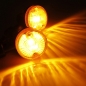 1pair Motorrad Umdrehungs Signal Licht Bernstein Anzeigeleuchte 