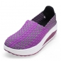 Damen Stretch beiläufigen Breathable Knit Shook Schuhe Sneakers