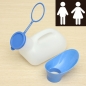 IPRee ™ 1000ml weibliche männliche tragbare mobile Urinal Mini Kunststoff Toilette mit Deckel Reise Camping