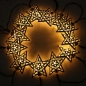 3.6m 12 LED Solar Powered Sterne Schnur feenhafte Licht Weihnachtsdekor
