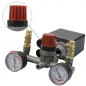 Luftkompressorpumpe Druckschaltersteuerung + Ventil Manometer Regulator