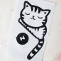 Vinyl Removable Funny Cat Schalter Aufkleber Black Art Aufkleber Home Decor