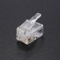 50PCS RJ11 Modular Cable Head Plug Ethernet Netzwerkanschluss