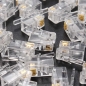 50PCS RJ11 Modular Cable Head Plug Ethernet Netzwerkanschluss