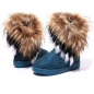 Künstliche Pelz Linging Winter Schnee Knöchel Aufladungen Frauen Troddel Schuhe