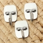 3pcs Edelstahl Stock Hooks Badezimmer Abstellraum Hanger