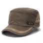 Unisex Baumwollmischung Militär gewaschene ba seballmütze Vintages Armee einfache falche Kappe Hut für Männer Frauen