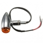 Motorrad Bullet Blinker Kontrollleuchte Lampe für Harley Chopper