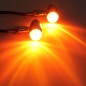 Motorrad Bullet Blinker Kontrollleuchte Lampe für Harley Chopper