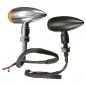 Motorrad Bullet Blinker Kontrollleuchte Lampe für Harley Chopper