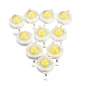 10pcs 3w LED Lampenzwiebelnchips 200-230lm weiße/warme weiße Perlen