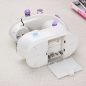 Tragbare Haushandarbeit elektrische Mini nähmaschine mit dem geführten Licht