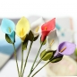 Bunte Vivid Calla Lilien Brautstrauß Hochzeitsautodekoration