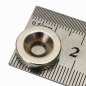 20pcs N50 15mm x 4mm 5mm Loch Starke Runde Neodym  Vorlege Ring Magneten