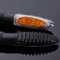 2pcs Universalmotorrad 3 LED Blinker Kontroll Amber Light