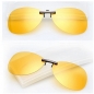 Polarisierter Clip auf Sonnenbrille Sonnenbrille Fahren Nachtsichtobjektiv