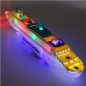 Ozeandampfer Schiff Boot Elektrisches Spielzeug Flash LED Beleuchtung Sounds Kind Geschenk