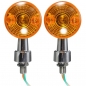 4pcs Universalmotorrad Blinker Licht indicatior Lampe Gelb Birnen
