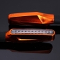 4pcs legt Orangenmotorrad LED Blinkerhinweis Bernsteinlicht Scheuklappen an